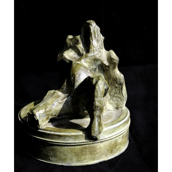 Maternità - metal sculpture Bronze 1994
