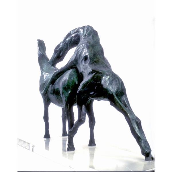 La monta - metal sculpture Bronze 1992