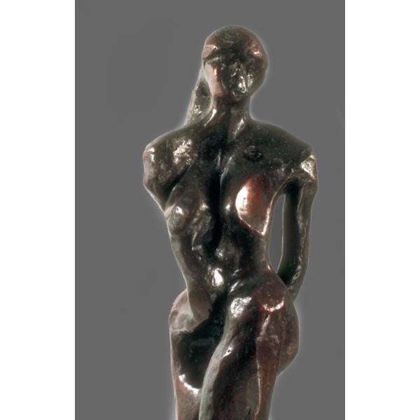 Nathalie - metal sculpture Bronze 1994