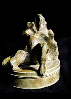 Maternità - sculttura in bronzo