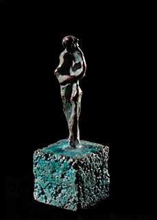 Pensiero - scultura in bronzo