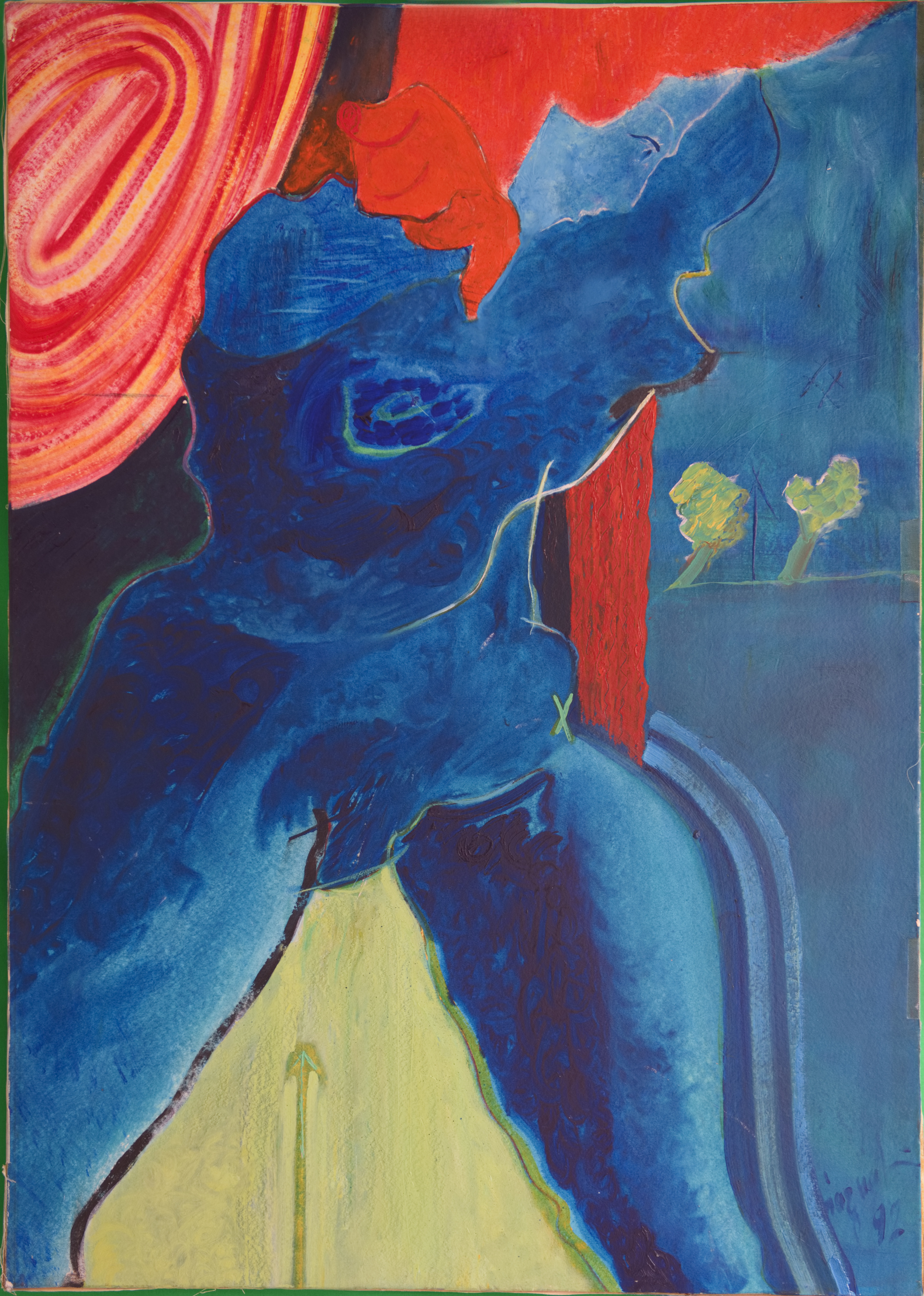 Femme en rouge