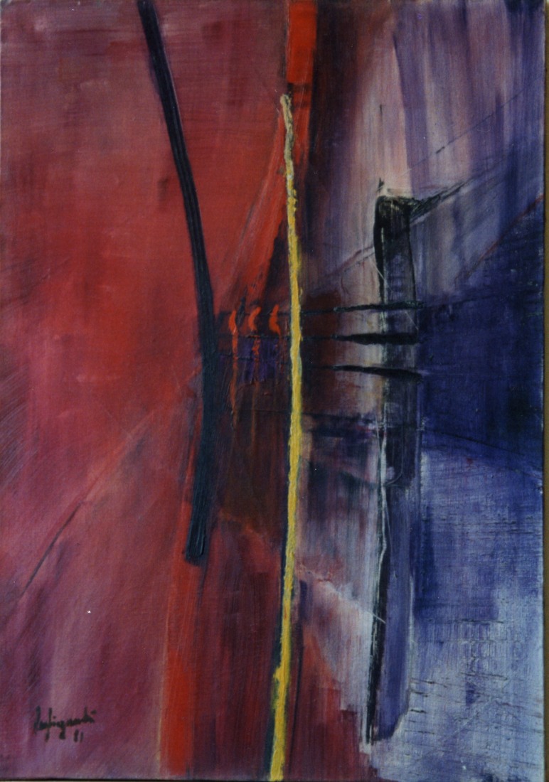 Abstract oil painting · 2